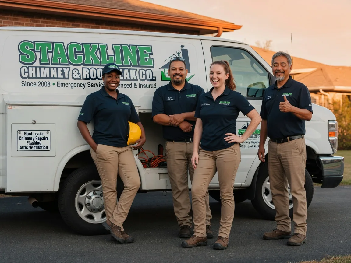Chimney flashing repair company in Newington, GA